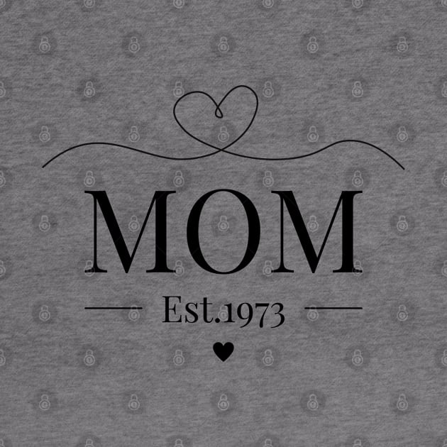 Mom Est 1973 by Beloved Gifts